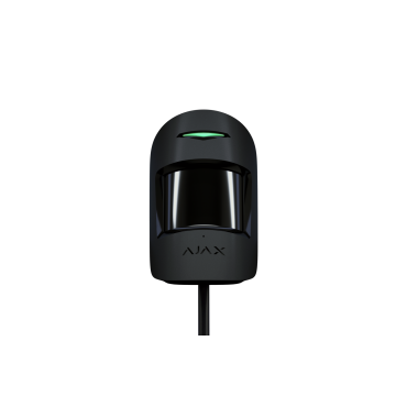 AJAX CombiProtect Fibra - Détecteur de mouvement IR et détecteur de bris de verre combinés noir