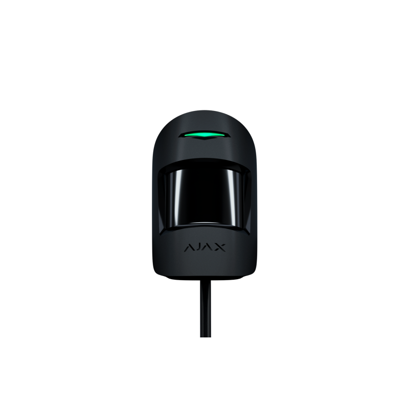 AJAX MotionProtect Plus Fibra - Bewegungsmelder mit Mikrowellensensor Schwarz