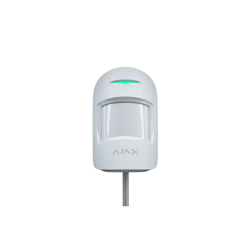 AJAX MotionProtect Plus Fibra - Détecteur de mouvement avec capteur micro-ondes Blanc