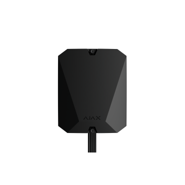 AJAX Multitransmitter Fibra - module d'extension de bus pour l'intégration d'appareils dans le système de sécurité AJAX Noir