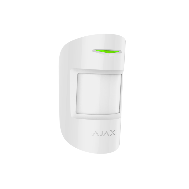 AJAX MotionProtect Plus - Détecteur de mouvement avec capteur micro-ondes Blanc