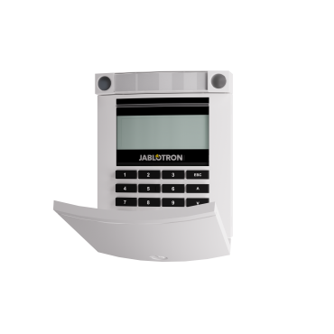 Zugangsmodul mit LCD Display, Tastatur und RFID- Lesegerät - Reines Weiss