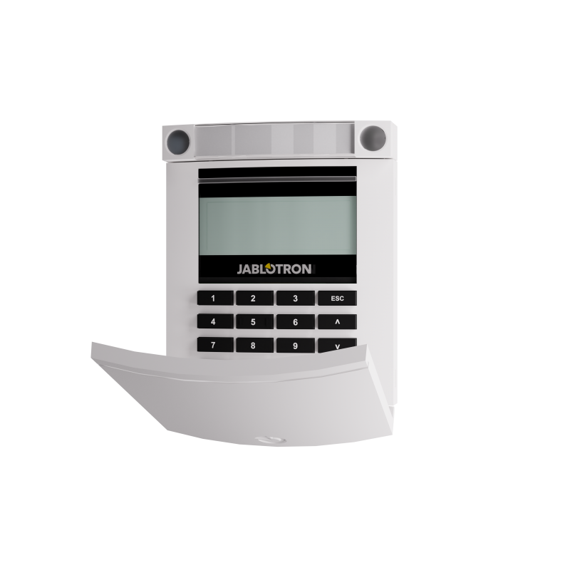 Zugangsmodul mit LCD Display, Tastatur und RFID- Lesegerät - Reines Weiss
