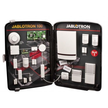 Mallette de démonstration entièrement fonctionnelle du système d'alarme Jablotron JA 100