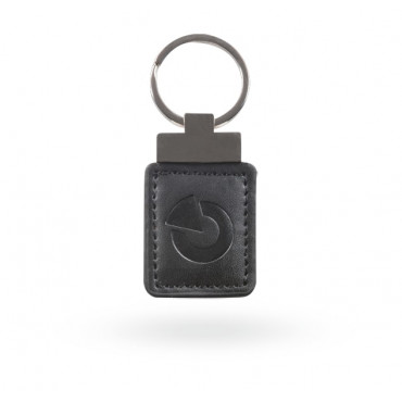 Badge RFID en cuir - Noire