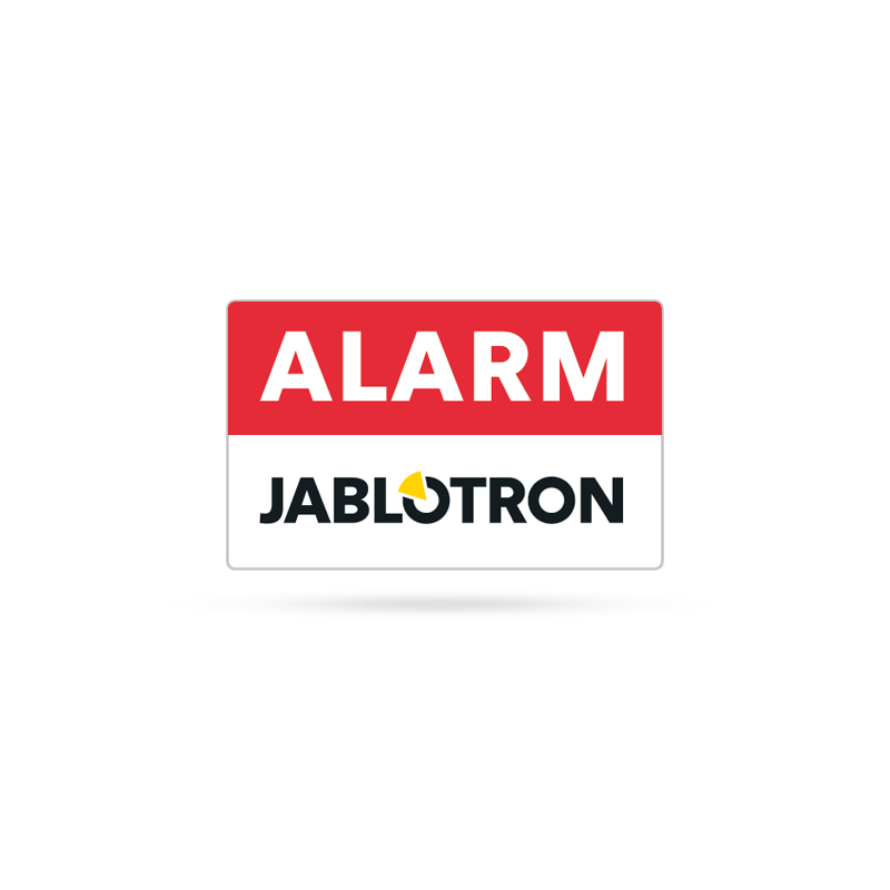 Autocollant "ALARM JABLOTRON"