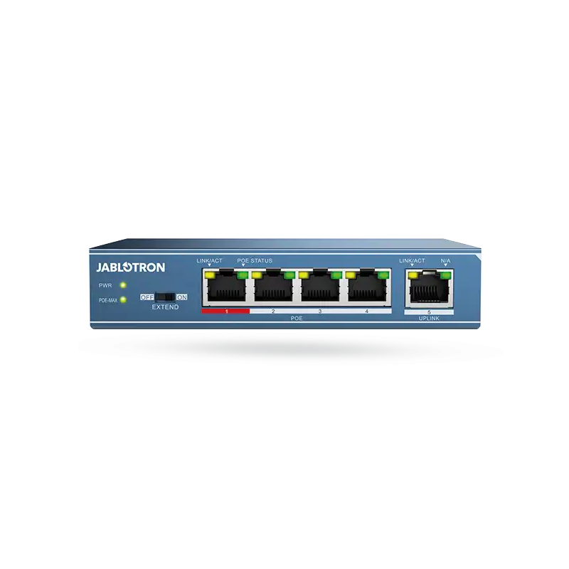 Ethernet PoE-Switch - 4 Ports