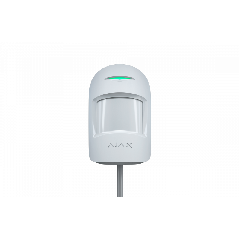 AJAX MotionProtect Plus Fibra - Bewegungsmelder mit Mikrowellensensor Weiss