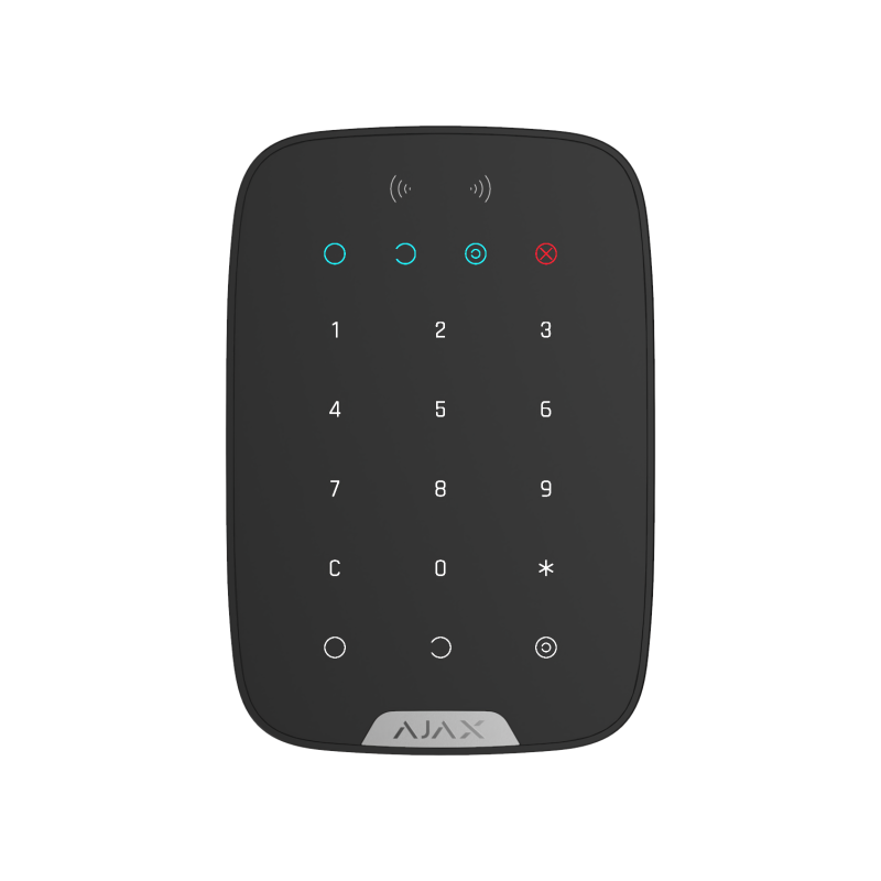 AJAX KeyPad Plus S - Tastatur Schwarz