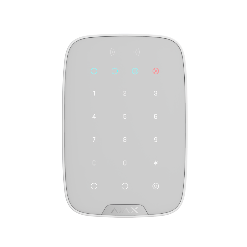 AJAX KeyPad Plus S - Tastatur Weiss