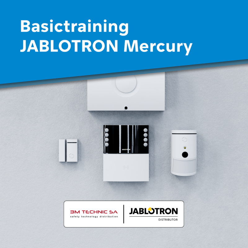 FORMATION DE BASE JABLOTRON MERCURY à NEUCHATEL (Marin)