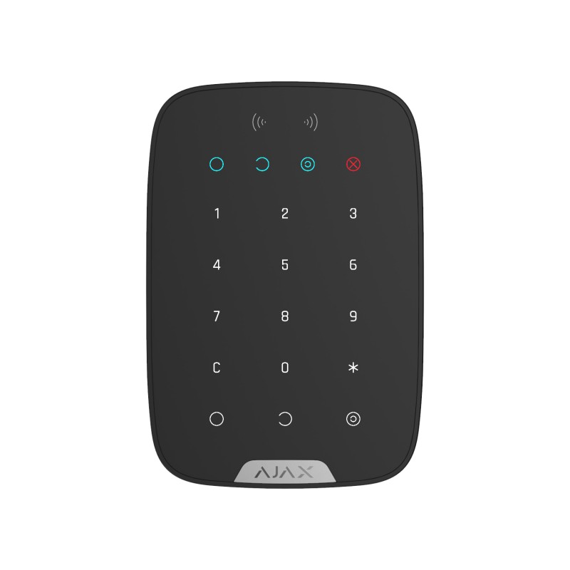 AJAX KeyPad Plus S Jeweller - Tastatur Schwarz