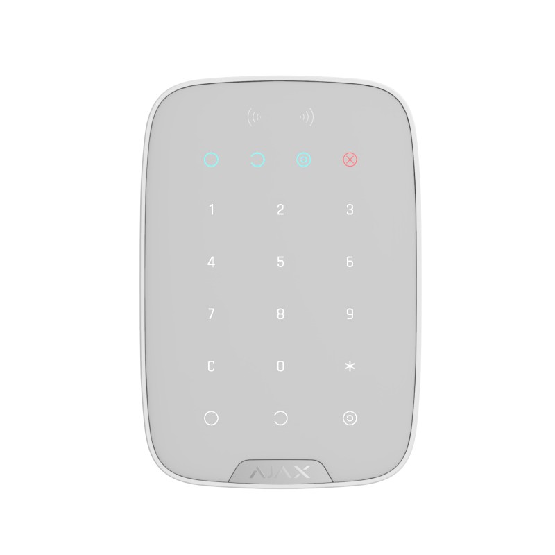 AJAX KeyPad Plus S Jeweller - Tastatur Weiss