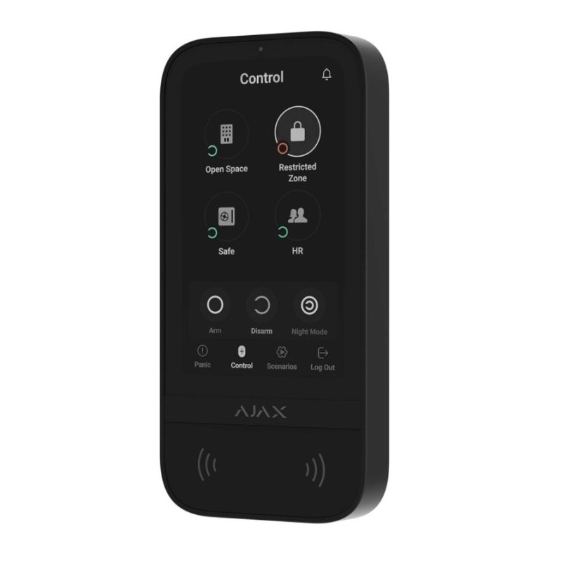 AJAX KeyPad TouchScreen - Clavier Noir