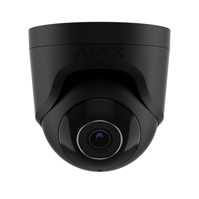 AJAX TurretCam (8 Mp/2.8 mm) - Verkabelte IP-Sicherheitskamera Schwarz