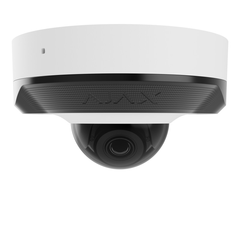 AJAX DomeCam Mini (8 Mp/2.8 mm) - Caméra IP filaire Blanc